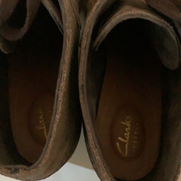 Clarks Carleta Lyon khaki suede Ankle Bootie - Picture 6 of 10